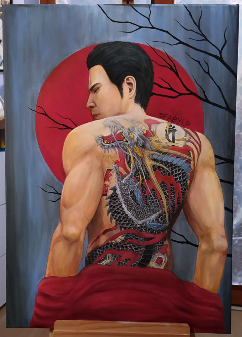 Yakuza  Acrylic on canvas | 30+ hours 