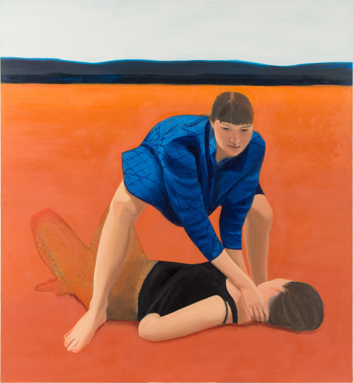 terminusantequem:Sara-Vide Ericson (Swedish, b. 1983), LIAR II, 2010. Oil on canvas, 150 x 140 cm