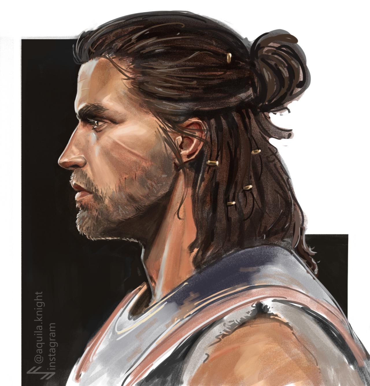 Aquila Knight : 1h study • Alexios Assassin's Creed Odyssey