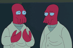 comedycentral:  In need of a gif? Why not Evil Zoidberg? The one-hour season premiere of Futurama airs tonight at 10/9c! 