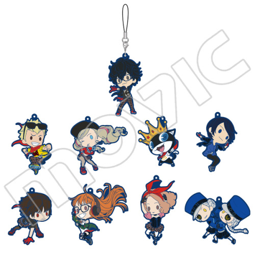 Persona 3 Dancing Moonlight ・ Persona 5 Dancing Starlight rubber straps coming out from Movic in Nov