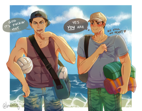 bringmemyqueen: daichi rarepair week - day 1: seasons part 1 [2] [3] [4]summer is dangerous