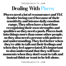 zodiaccity:  Zodiac Files: Dealing With A Pisces.