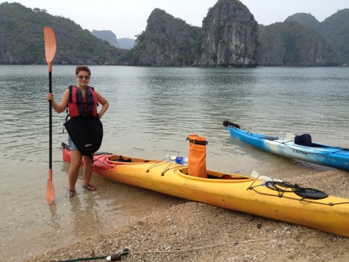 Excellent time spent on Cat Ba Island with my British buddy Adam.  We spent almost 5 hours sea kayak