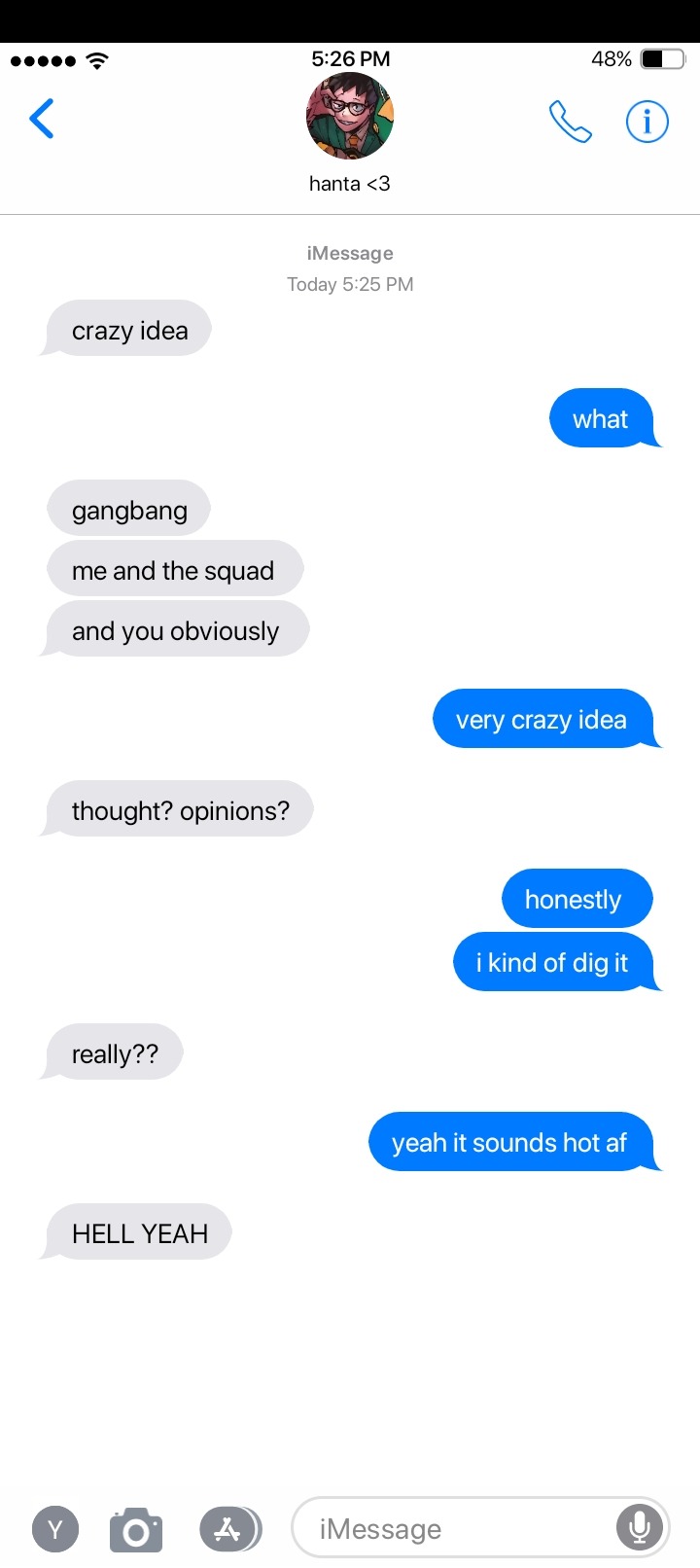 BESTIE YOU GOTTA GIVE US A PART TWO OF THEM ASKING OF A GANGBANG, WE NEED MORE CHARACTERS