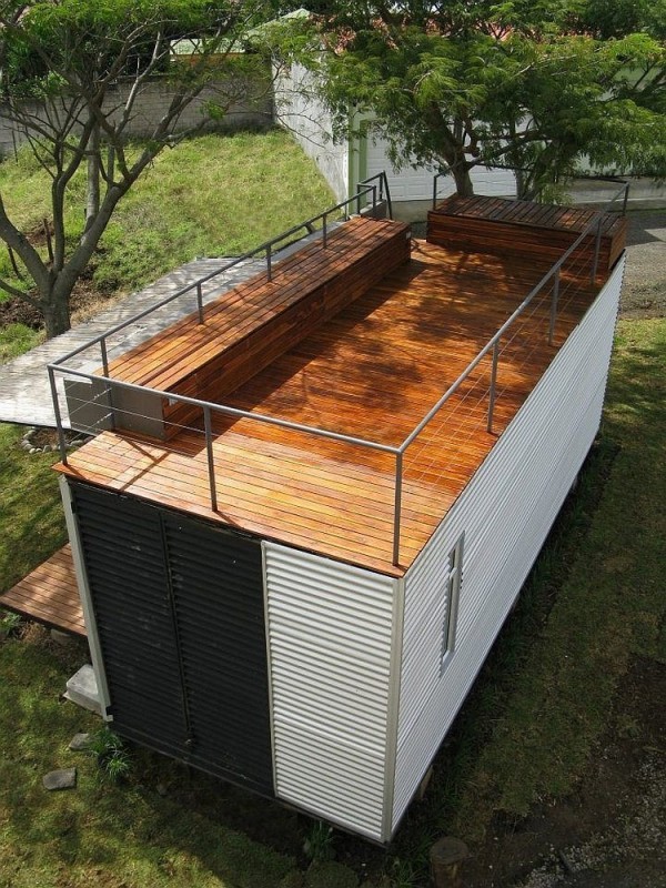 tinyhometrail:  160 Square Foot Shipping Container Home(Source)
