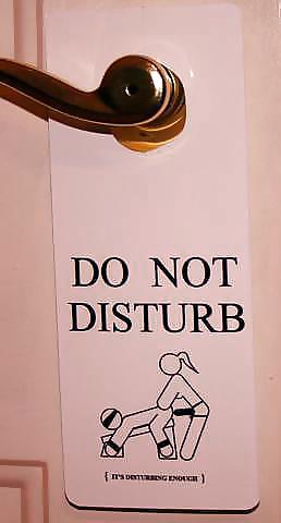 imafemdom:  Do not disturb: Strapon humiliation in progress