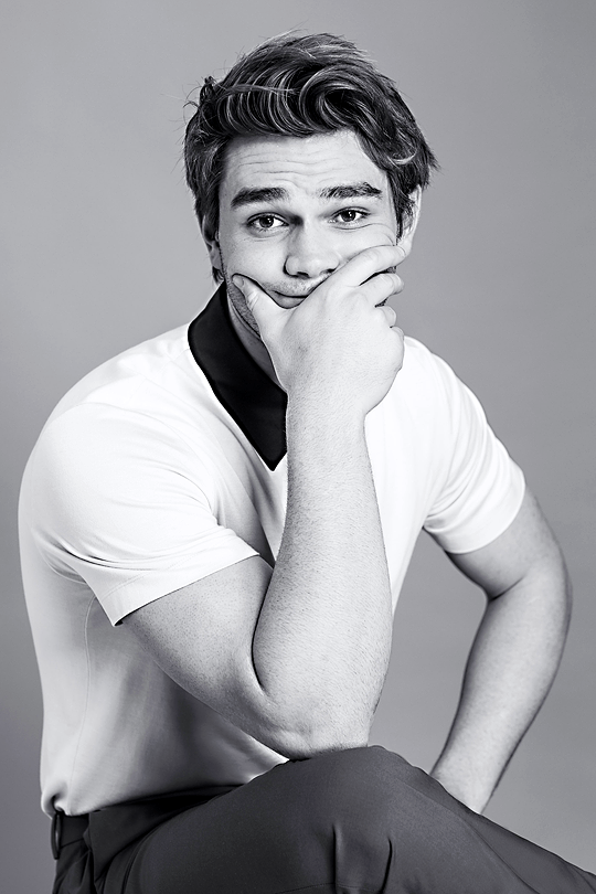 mancandykings:KJ Apa photographed by Kathryn Wirsing for Esquire (2017) **