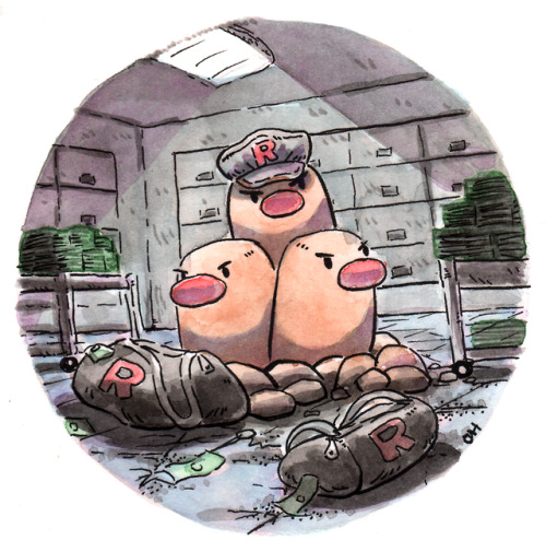 revilonilmah:#51 Dugtrio is up to no good!