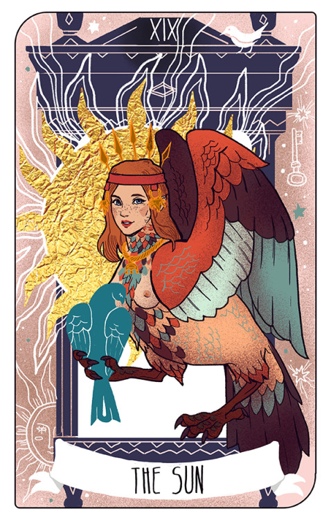 my new project “Forgotten legends tarot”.THE SUN &hellip;and more things in my 