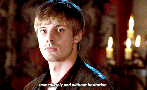 arthurpendragonns:Are you going to tell me where we’re going or not?Merlin rewatch | 3x12 “The Comin