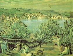 artist-dali:  Cadaques via Salvador Dali