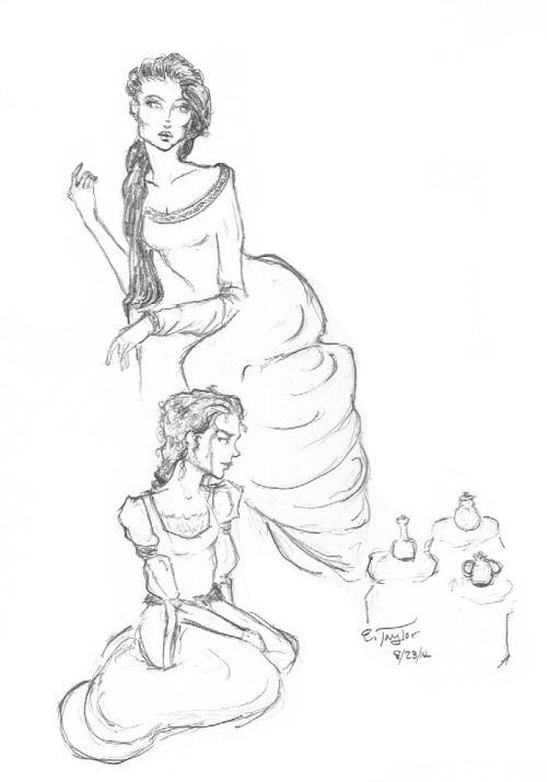 fairytaleandfanart:The Savage Damsel’s Education.Morgan and Lynet from &ldquo;The Savage Damsel and 