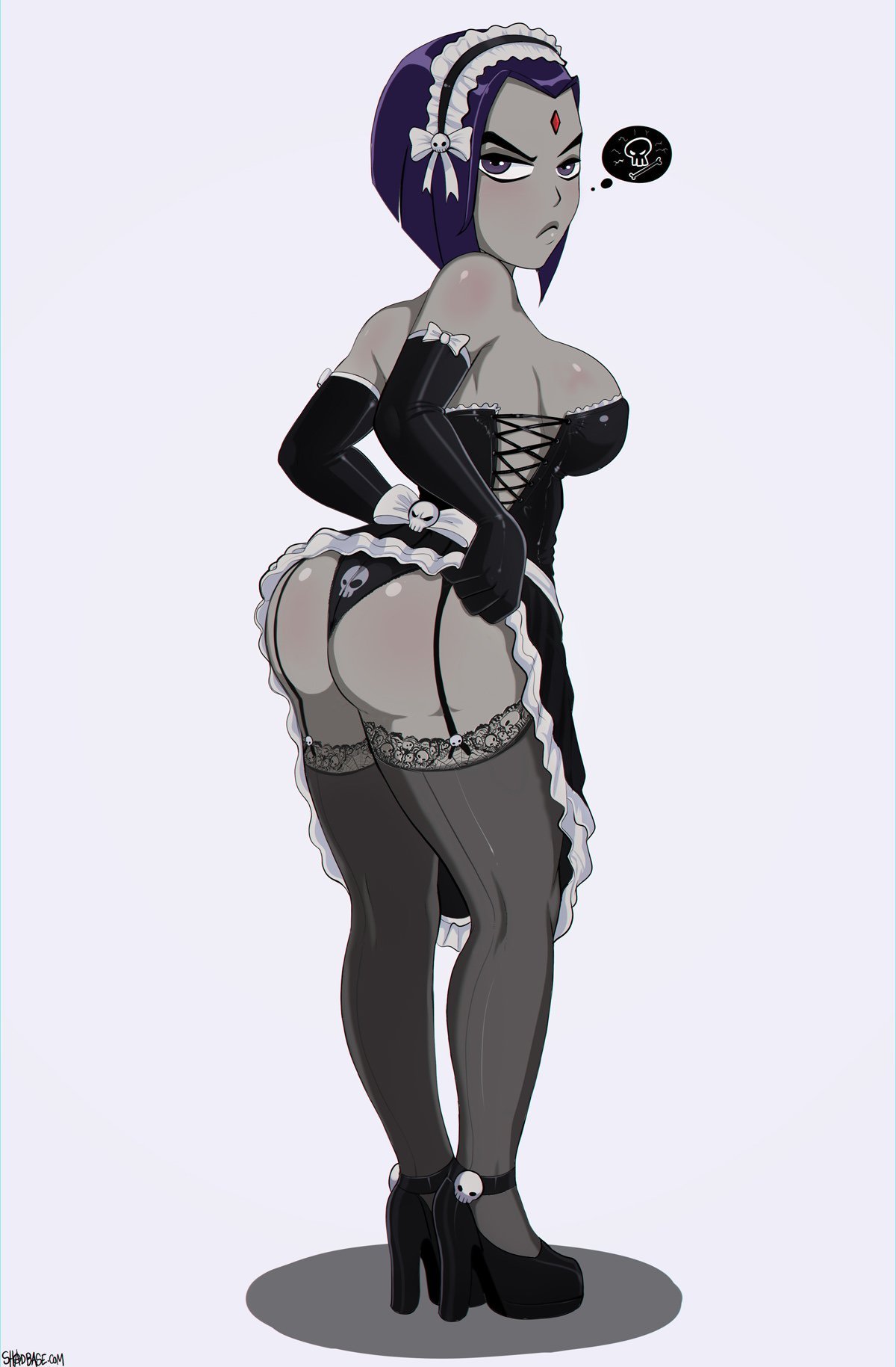 cartoon-porn-central:  Raven (Teen Titans) (Request)   1) MissBehaviour 2) Erokinght