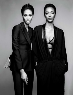 lelaid:  Joan Smalls & Jourdan Dunn by