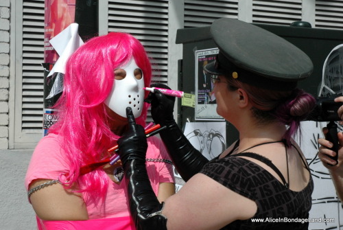 Sissy makeover humiliation at the Folsom Street Fair!!!http:://www.aliceinbondageland.com