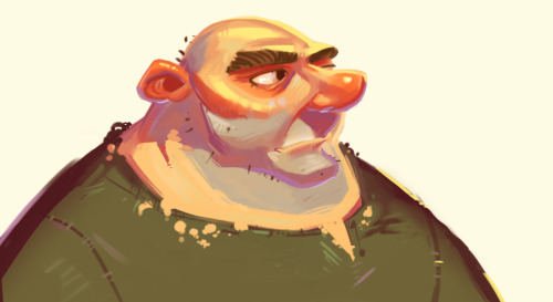 Lunch sketch on the Android tablet.