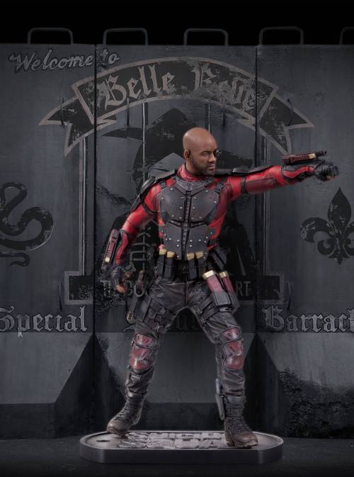 Harley Quinn, Deadshot, The Joker, Katana, Killer Croc and Boomerang Suicide Squad Statues by DC Col