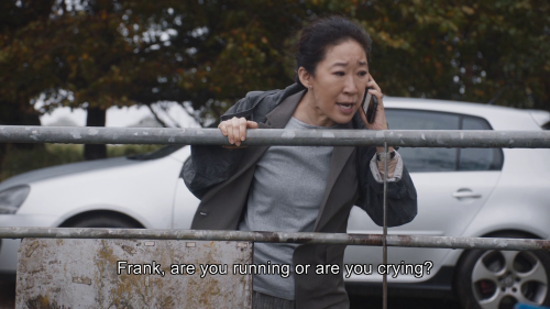 this scene will never not leave me in stitches.  killing eve (2018-?) - out of context #12 - an abso