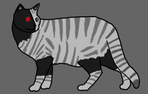 I Made Cross Sans's Cat Design On A Template (meaning I Didn't Make The Lineart)