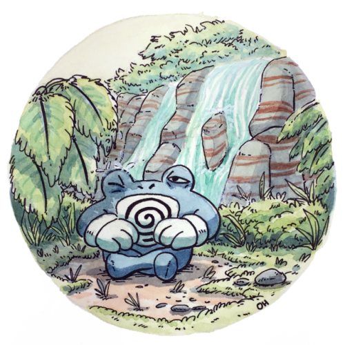 revilonilmah:#62 Poliwrath trying to meditate!