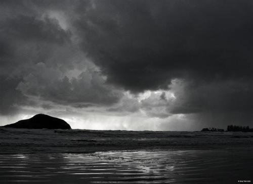 Winter Storm watching&hellip;  Long Beach, Tofino, BC. Canada ~ Coast to Coast ~ Shades of Black