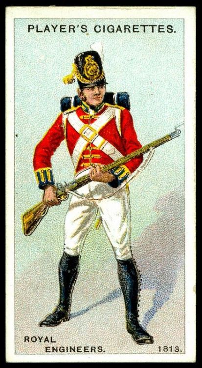 Player’s Cigarettes, Soldats Anglais: Fusiliers Royaux, Dragons de la Garde du Roi, Officier du Rifl