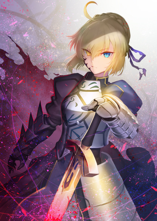 animepopheart:★ 中村エイト | セイバー／オルタ☆⊳saber / alter (fate/grand...