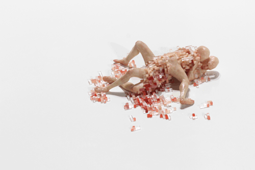 hifructosemag:  myampgoesto11:  Dongwook Lee at Arario Gallery  Whoah! 