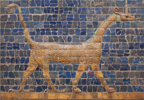 arjuna-vallabha:Mushhushhu dragon, Symbol of the God Marduk, from Babylon