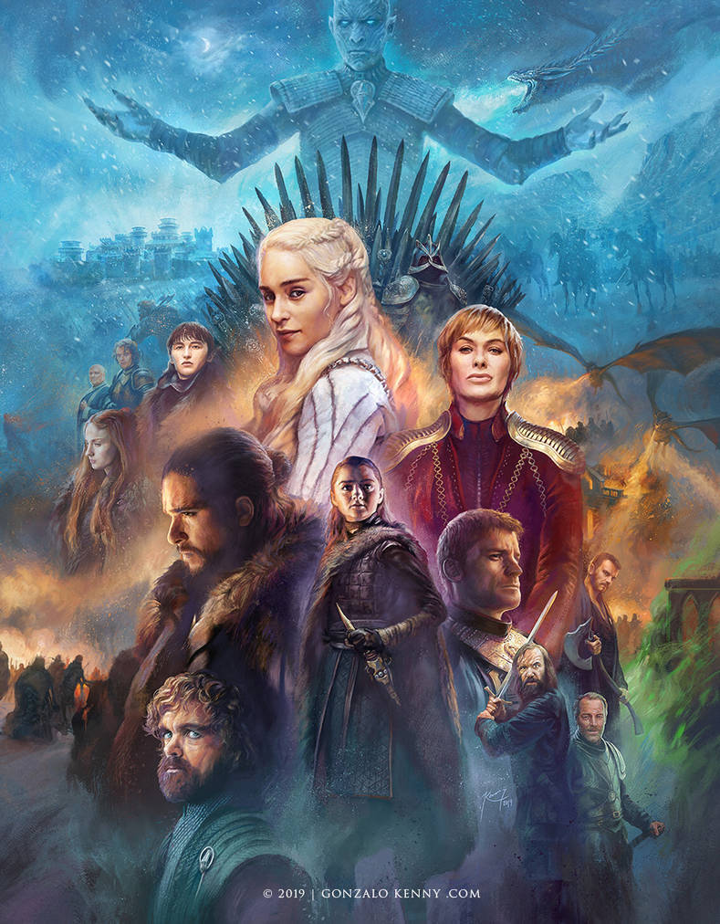 pixalry:  Game of Thrones Poster - Created by Gonzalo Kenny  Prints available for