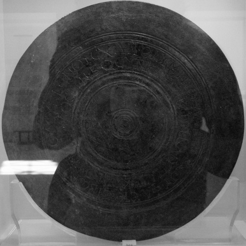 khrysothemis:Inscribed bronze discus Dedicated by Publius Asklepiades, winner of the pentathlon