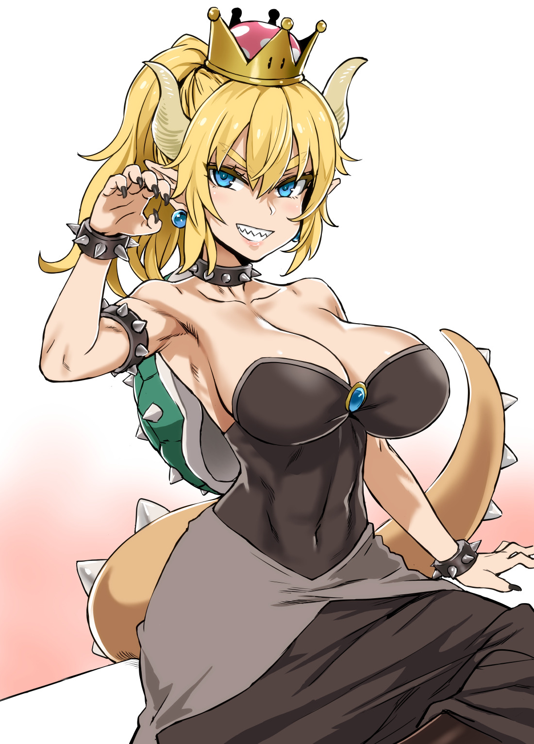 sexynesgirls: 「大小クッパ姫」/「朝凪」のイラスト [pixiv]  