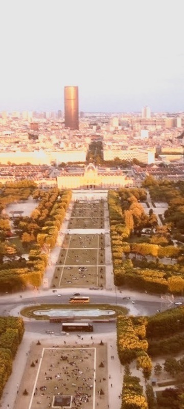 View From Eiffel Tower In Paris, France