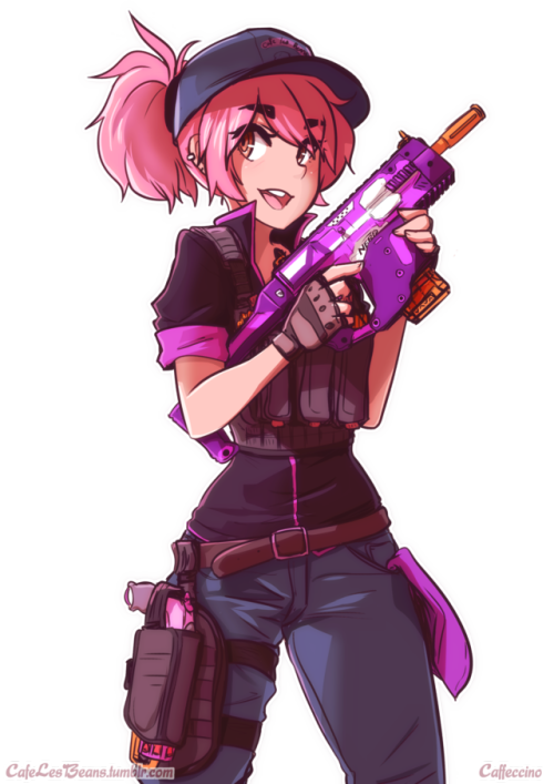 cafelesbeans: Granola is ready to get some tags! Yay nerf! Purple team for LIFE!   Check me out on Patreon <3  