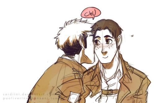 puoliverinenbanaani:  Because I’ve wanted to draw these two for a while now and because I ship them hard. IDK. 