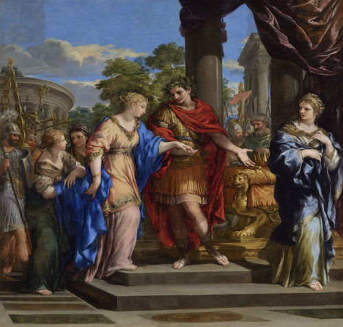 Cesar puts Cleopatra on the Throne of Egypt (1637), Pietro da Cortona