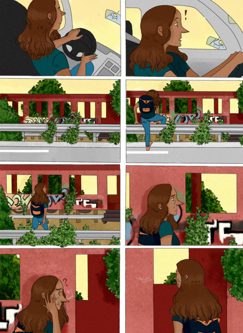 Short Little Comic I Made A While Ago About A Nice Ol Road Trip (now In Color!)
