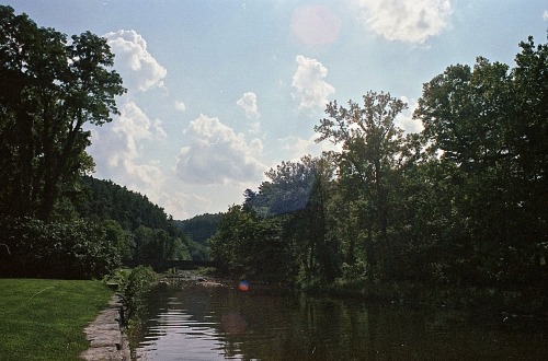 a canal near Ithaca, NY