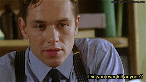 britishdetectives:britishdetectives:Foyle discusses “The War to End all Wars” with his son, Andrew.A
