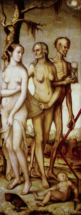 the-paintrist: v-ersacrum:Hans Baldung, The Ages of Man and Death, c.1541-1544 Hans Baldung (1484 or