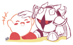 valeriagl92-draws: a doodle i did for a friend who loves kirby &lt;3