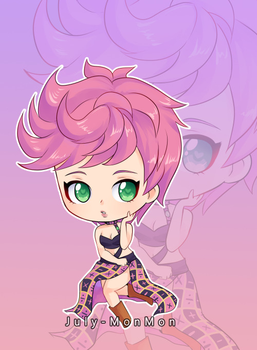 Vento Aureo chibis &lt;3 I forgot to do Fugo ;( Giorno, Trish and Doppio are a bit older, from 2018 