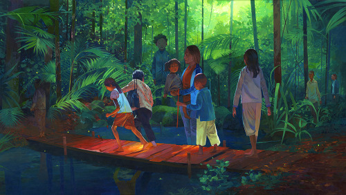 Andrew Hem, Aframe (2015), The journey begins (2015), Close to the edge (2015)Cambodian-American art