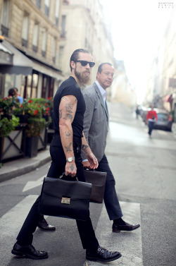 style-cool-ture:  Justin O’Shea: Rue Jacob, Paris     Go to the office