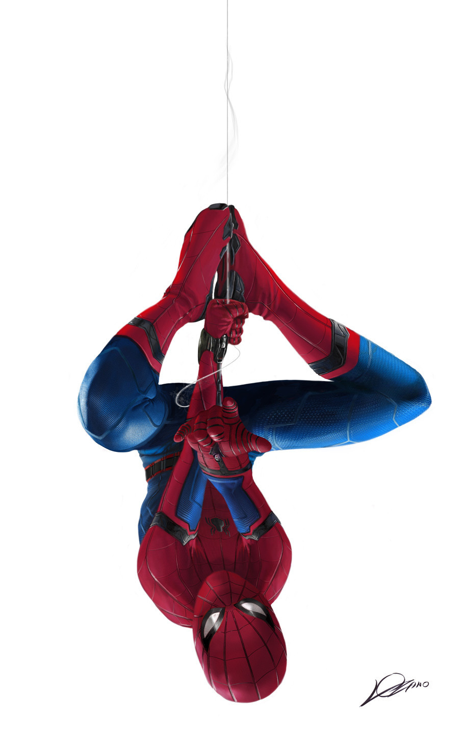 Spider-Man upside down Evolution - YouTube