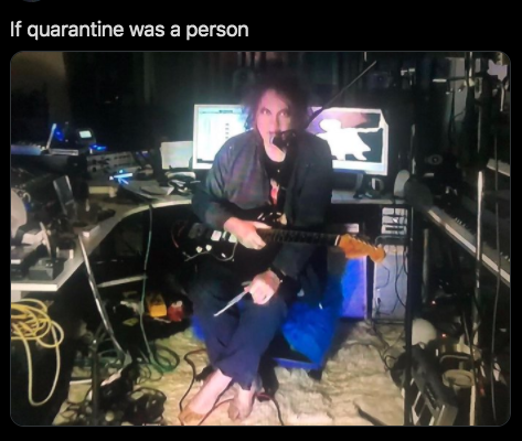 #quarantine#lol#robert smith#the cure#live#meme#band#music#80s#musician#singer#lmao