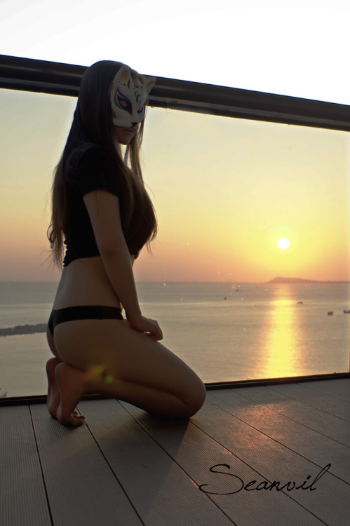 海上日落