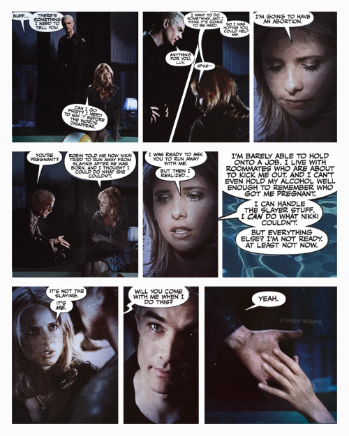 Buffy COMICS – [9x06] - Is it true, Spike? Are you still in love with me?- - You really going to m