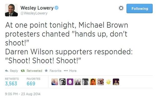 princesswhatevr:  iwriteaboutfeminism:  Darren Wilson supporters are the literal worst.   HOLY. SHIT. I mean wow. Fuck cops. Fuck that murderer. Fuck his supporters. Fuck white people. 